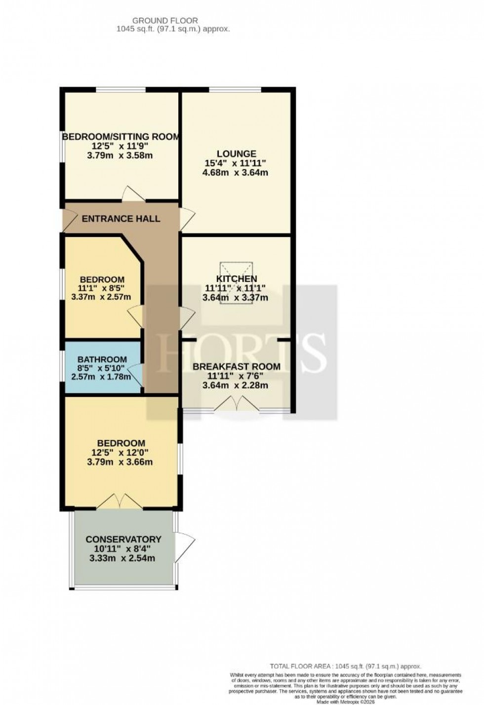 Floorplan for Billing Road East, Northampton