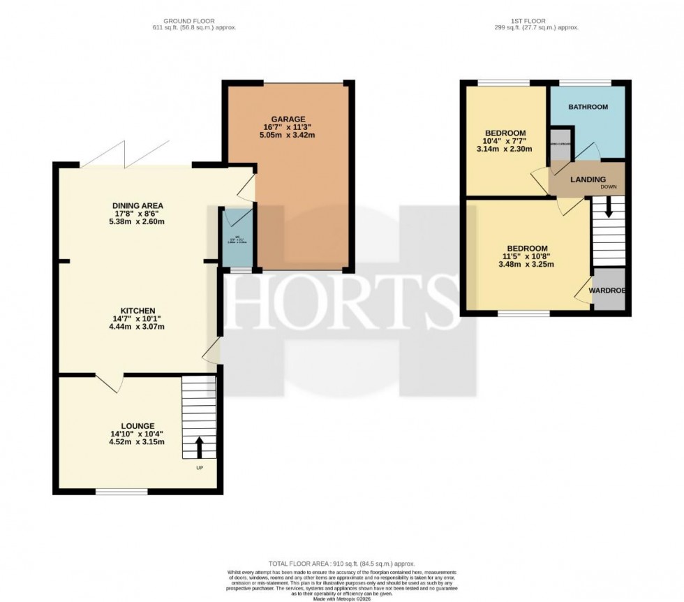 Floorplan for Sentinel Road, West Hunsbury, Northampton