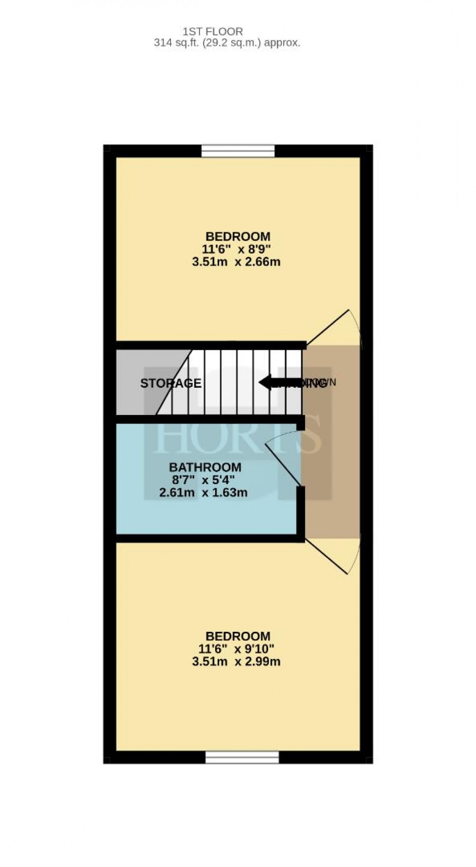 Floorplan for Breach Close, Brixworth, Northampton