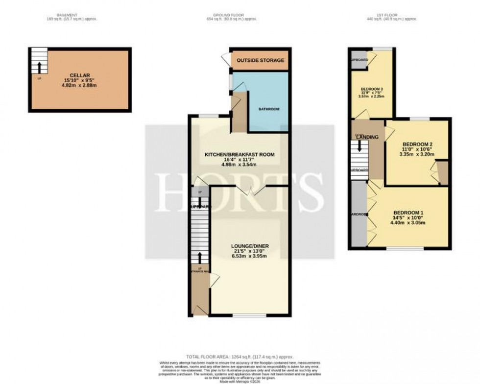 Floorplan for Wellingborough Road, Earls Barton, Northampton