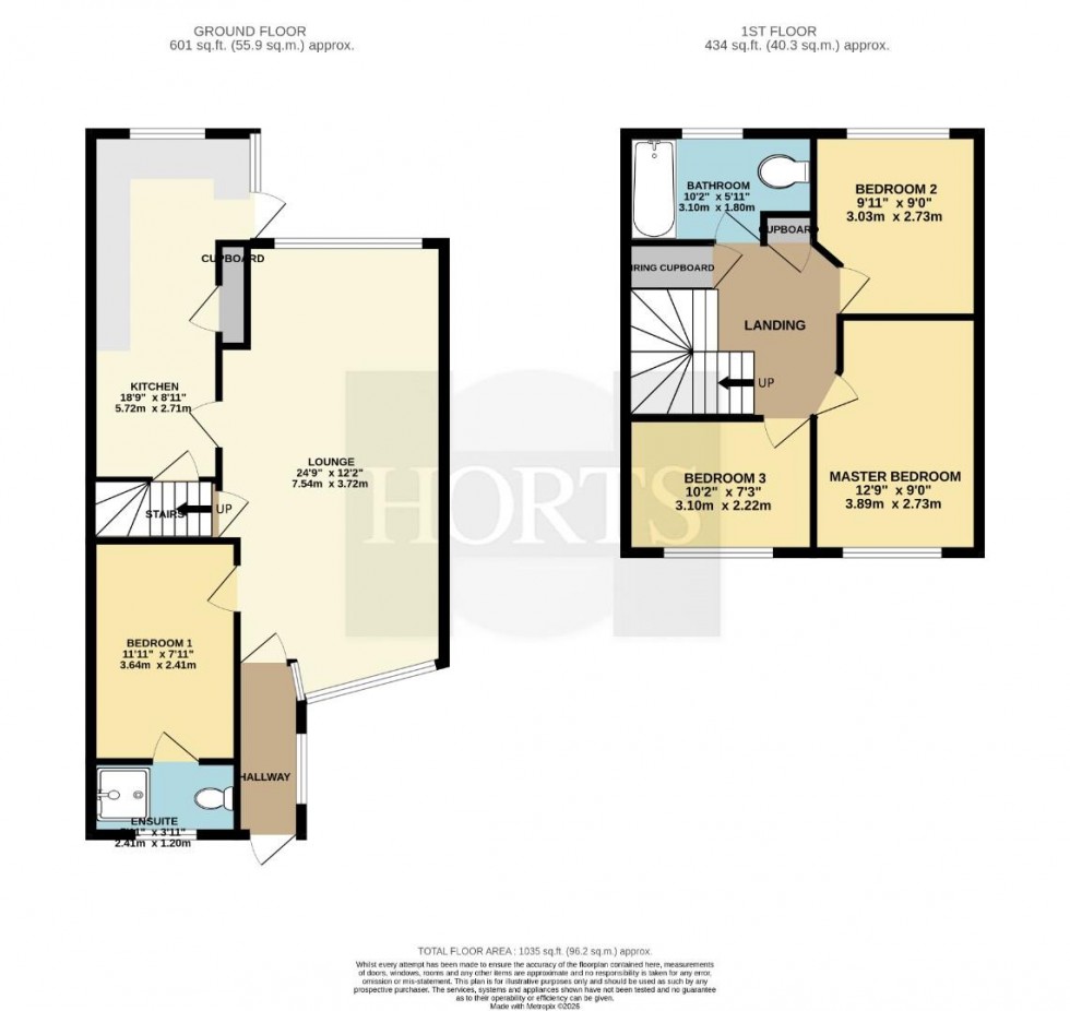 Floorplan for Frobisher Road, Rugby