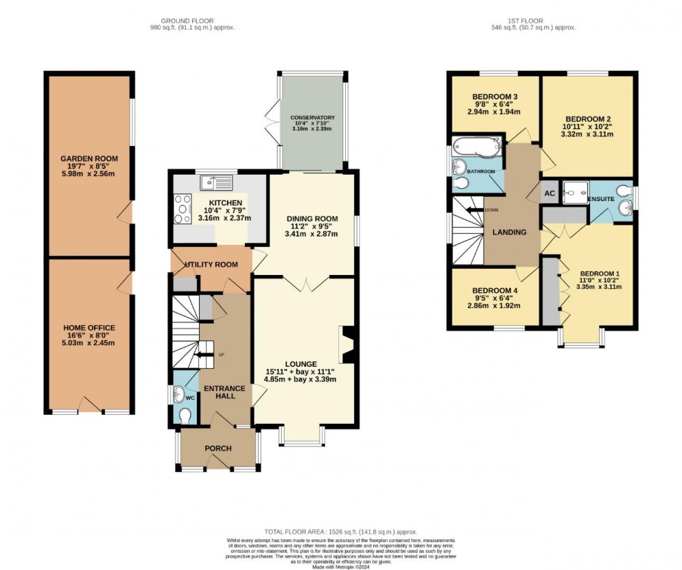 Floorplan for Lockwood Close, Kingsthorpe, Northampton