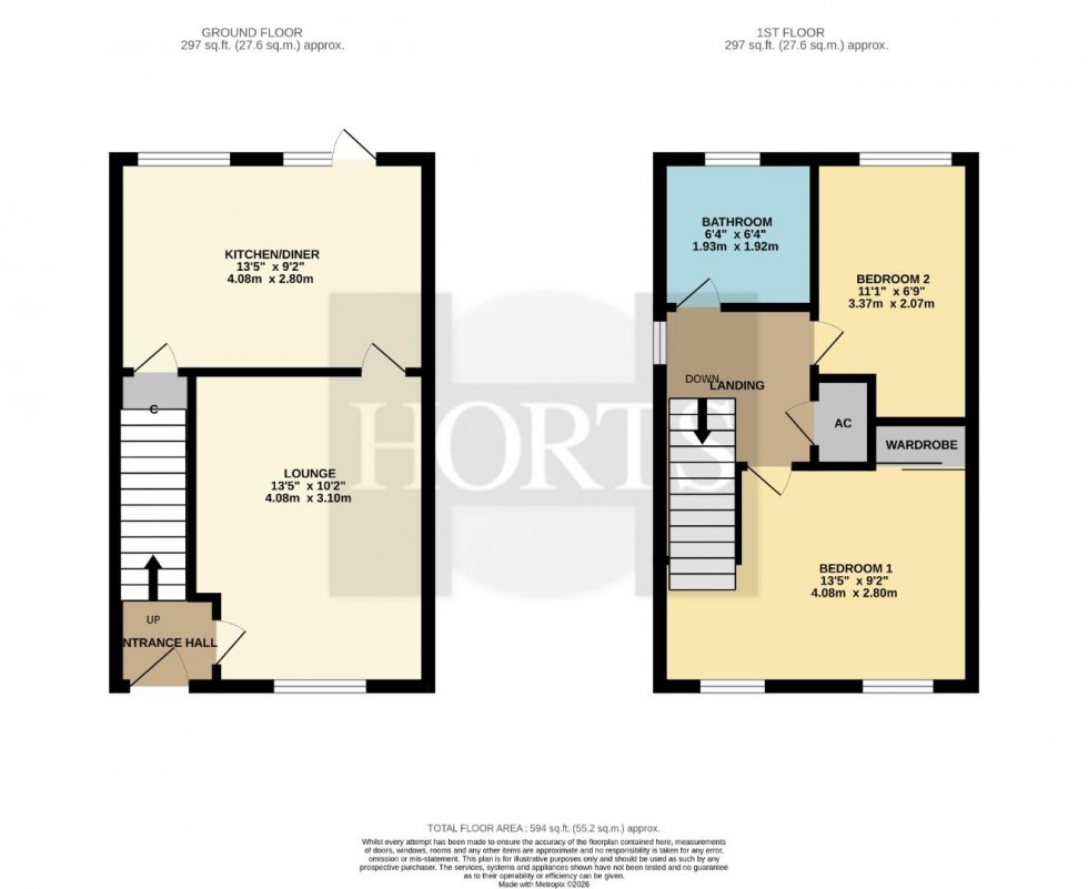 Floorplan for Sandover, Northampton