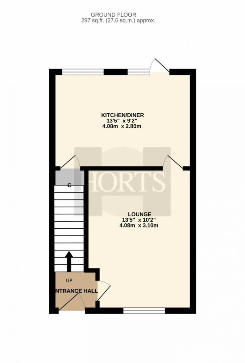 Floorplan for Sandover, Northampton