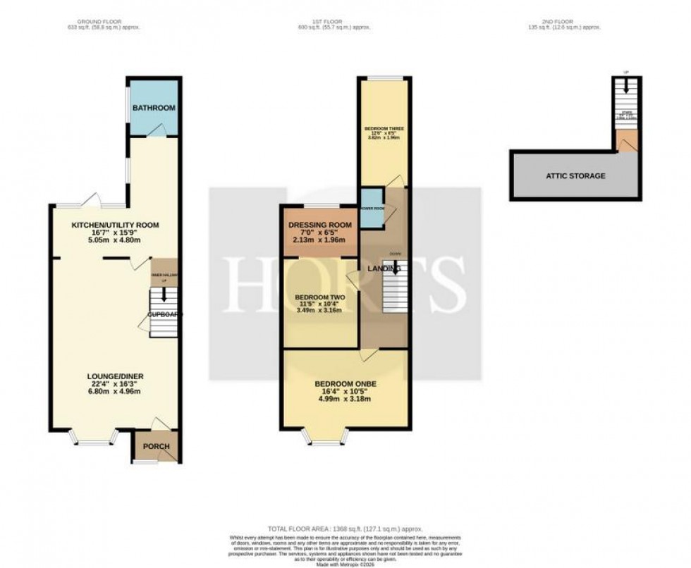 Floorplan for Wellingborough Road, Earls Barton, Northampton