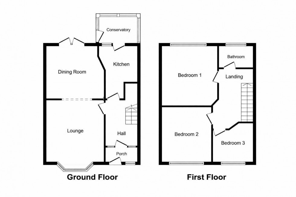 Floorplan for Frederick Street, Rugby