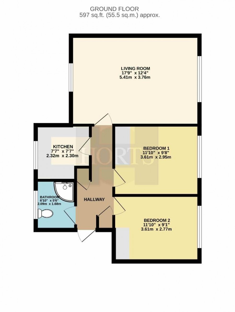 Floorplan for Hillmorton Road, Rugby