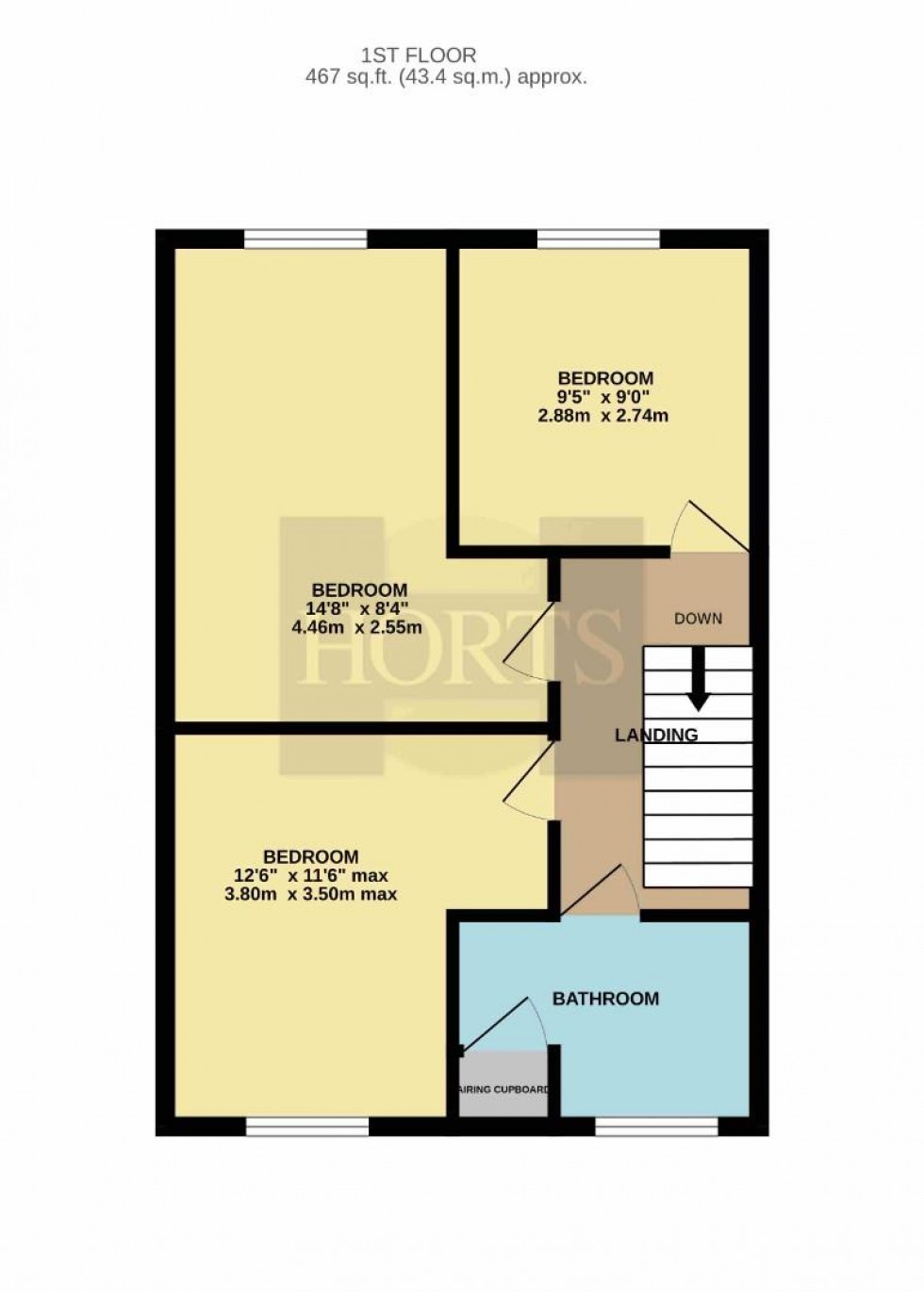 Floorplan for Maidencastle, Northampton