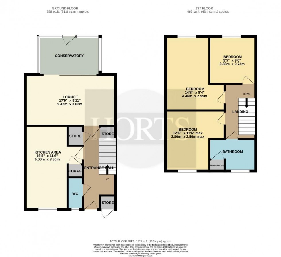 Floorplan for Maidencastle, Northampton