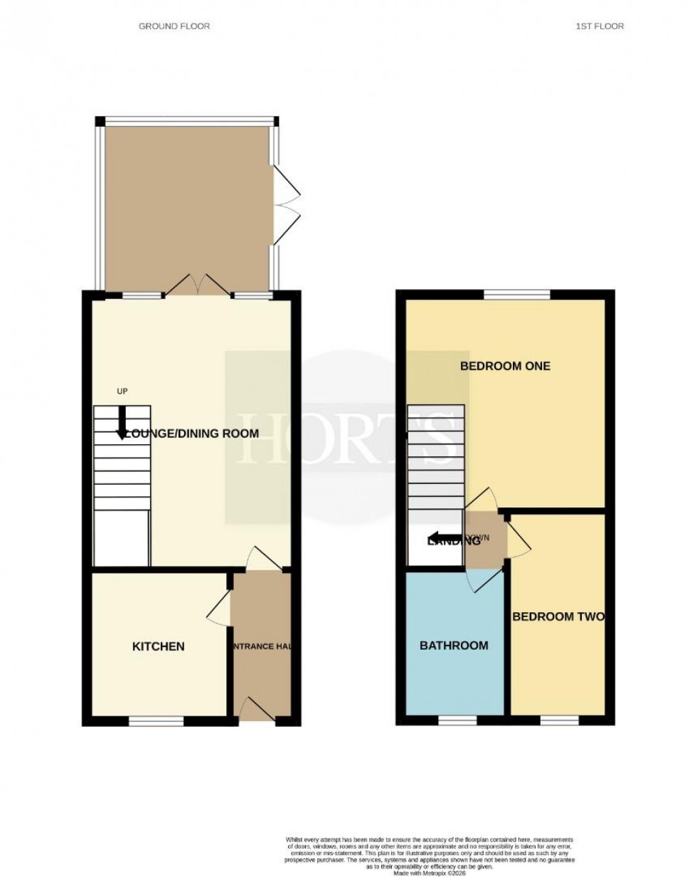 Floorplan for Kennedy Drive, Bilton, Rugby