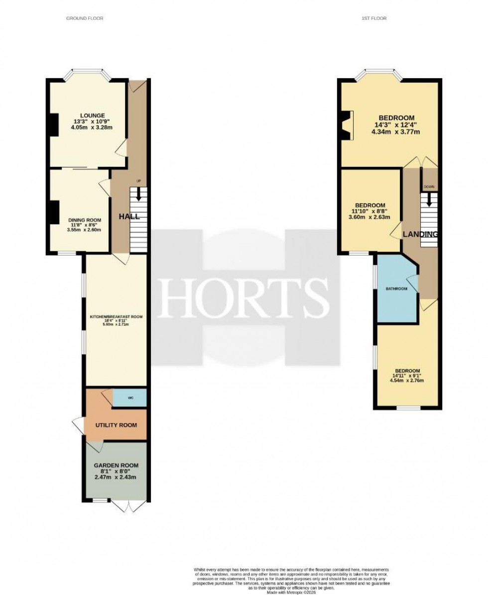 Floorplan for Derby Road, Northampton