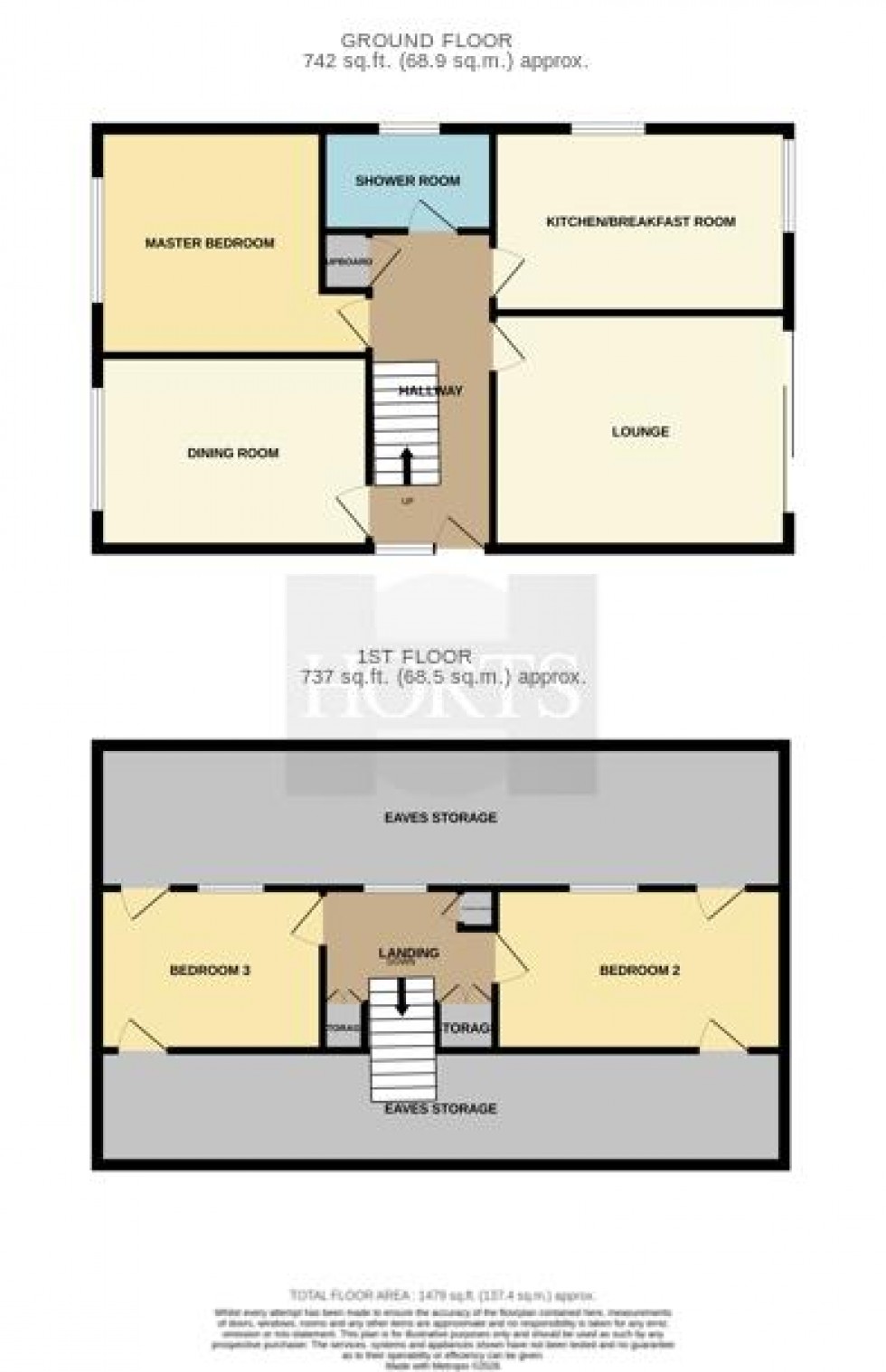Floorplan for Hillmorton Lane, Lilbourne, Rugby
