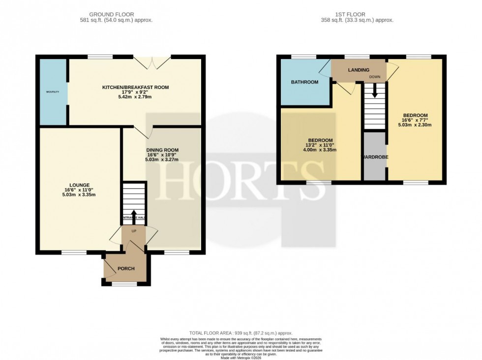 Floorplan for Forest Road, Hartwell, Northampton
