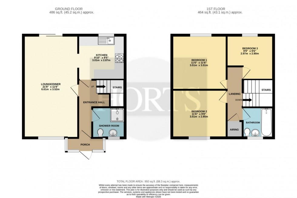 Floorplan for Old Barn Court, Lings, Northampton
