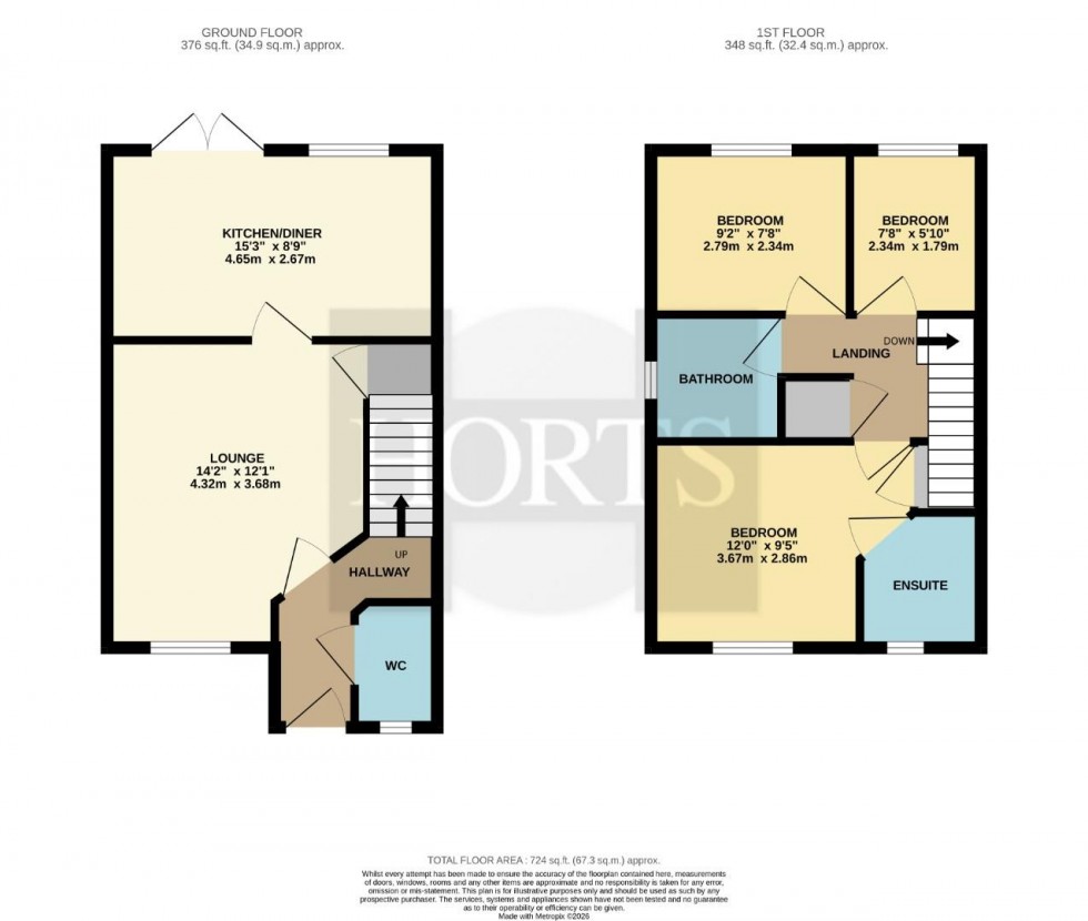 Floorplan for Ogilvie Avenue, Scholars Green