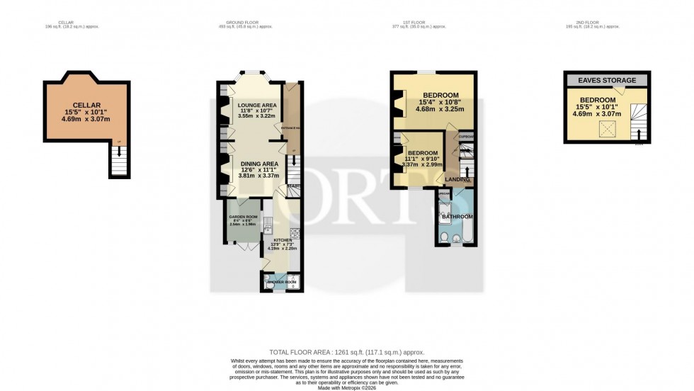 Floorplan for Vernon Terrace, Abington, Northampton