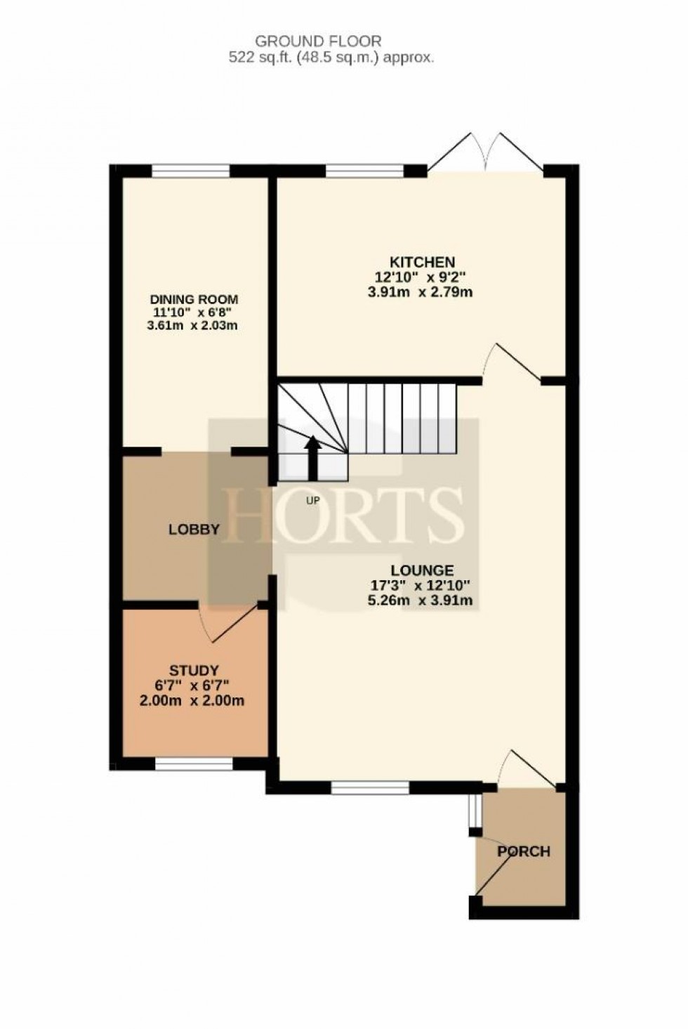 Floorplan for Rides Court, Moulton, Northampton