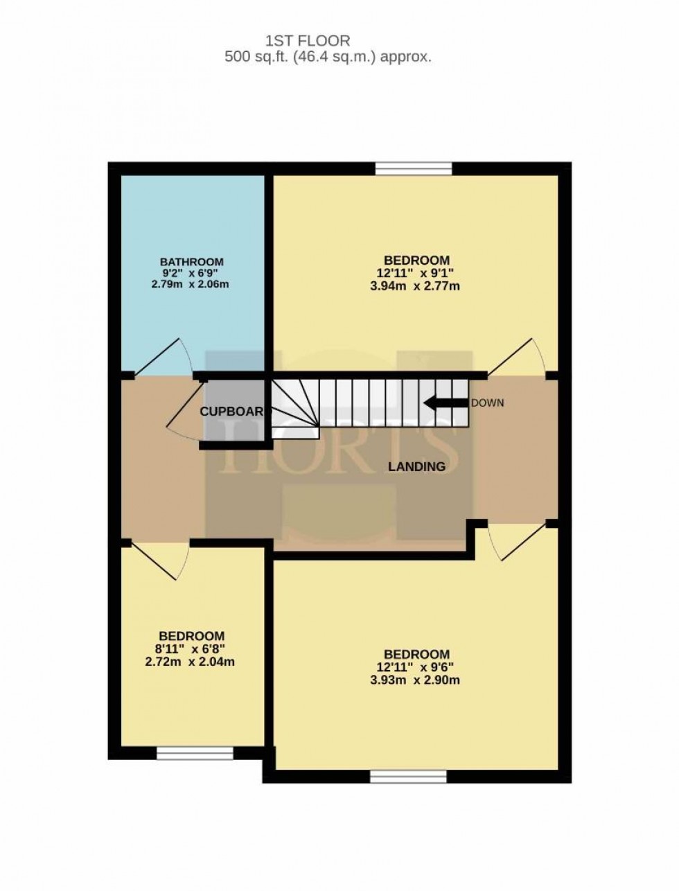 Floorplan for Rides Court, Moulton, Northampton
