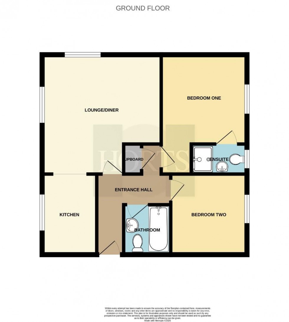 Floorplan for Baker House, Ivy Grange, Bilton