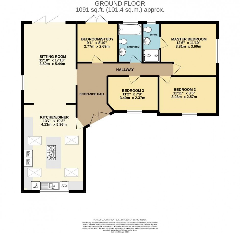 Floorplan for Chapel End, Piddington, Northampton