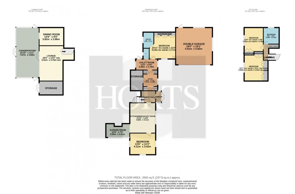 Floorplan for Brixworth Hall Park, Brixworth, Northampton