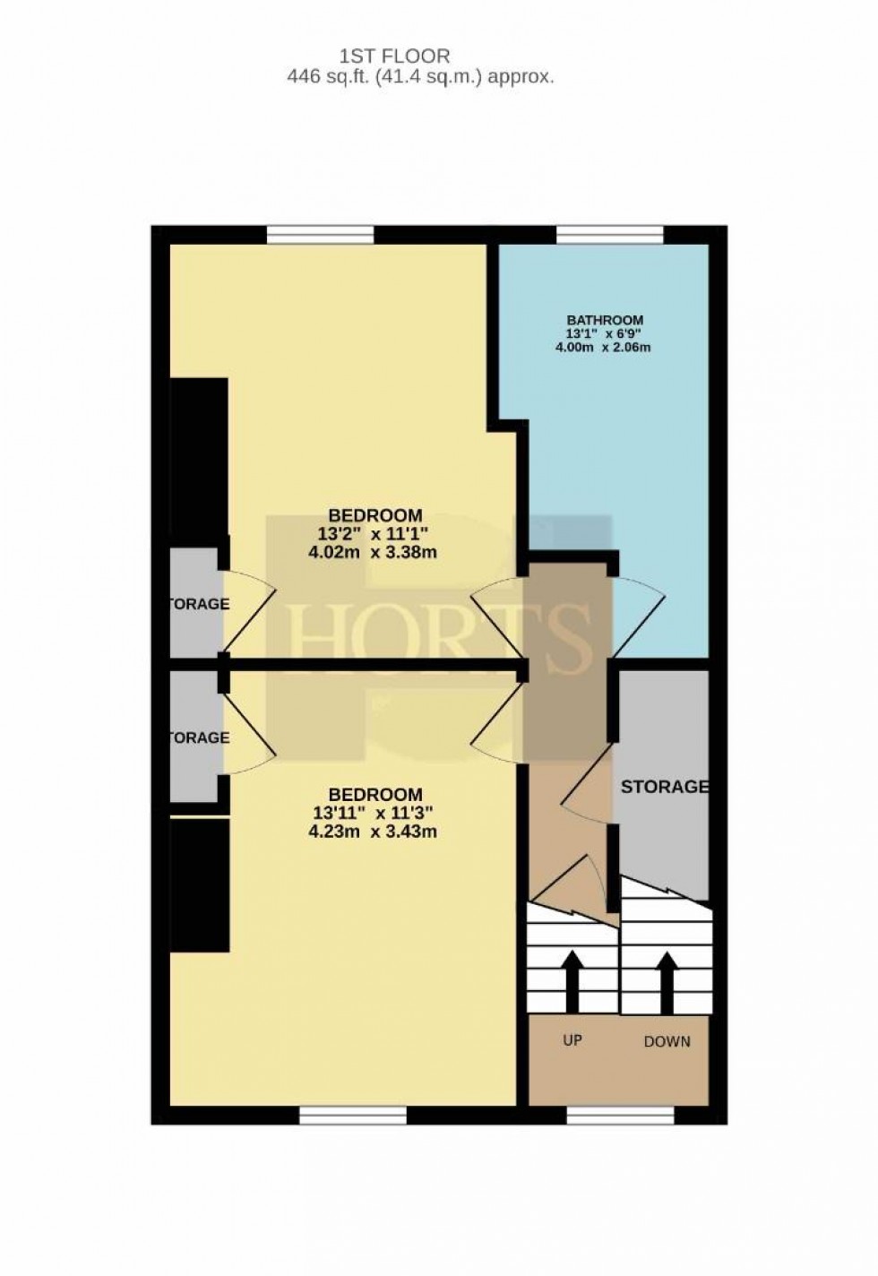 Floorplan for St Georges Avenue,, Northampton