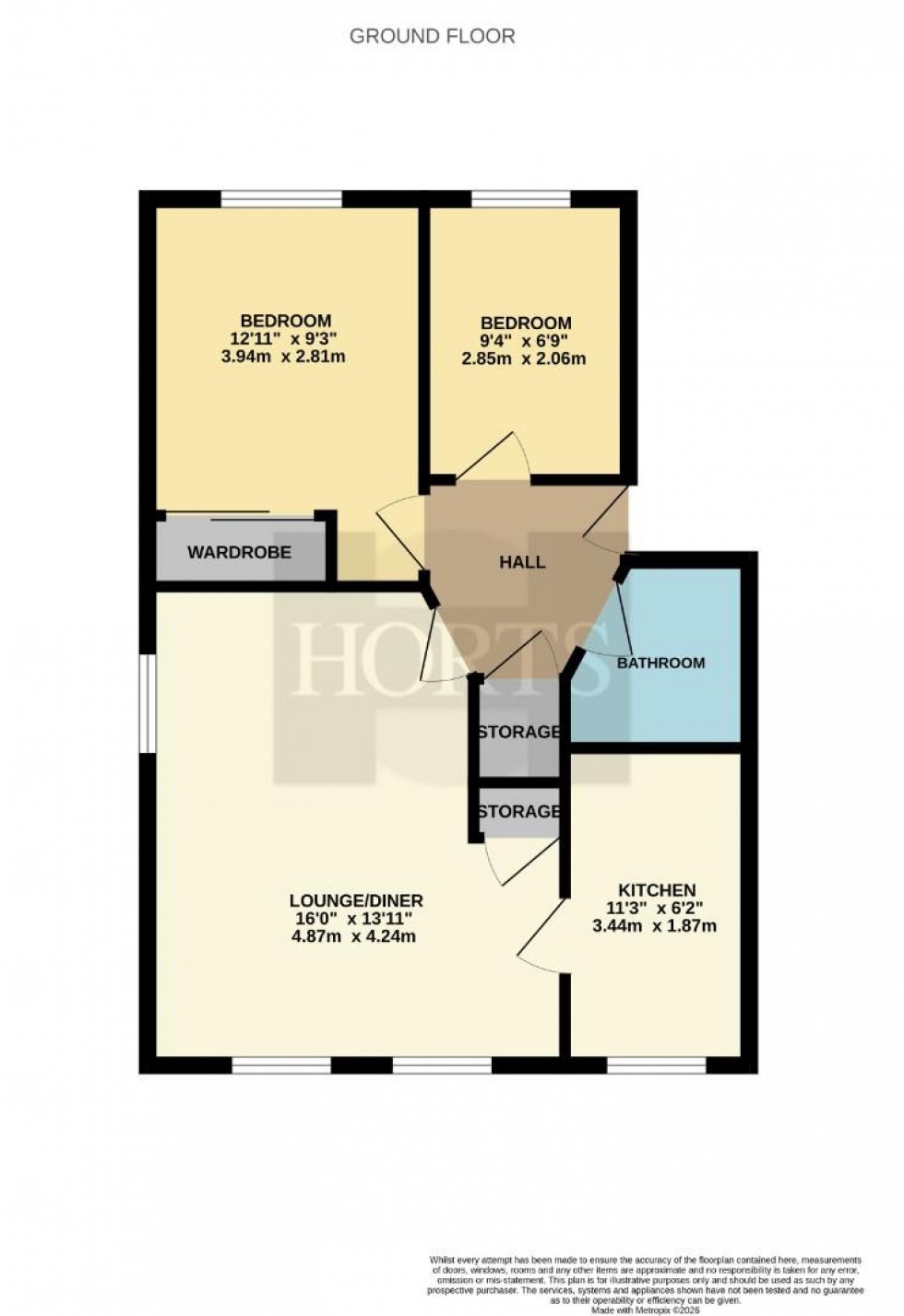 Floorplan for Scholars Court, Northampton